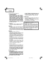 Предварительный просмотр 30 страницы Hitachi WH 18DGL Safety Instructions And Instruction Manual