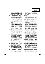 Предварительный просмотр 33 страницы Hitachi WH 18DGL Safety Instructions And Instruction Manual