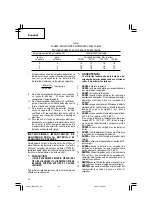 Предварительный просмотр 36 страницы Hitachi WH 18DGL Safety Instructions And Instruction Manual