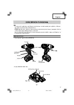 Предварительный просмотр 39 страницы Hitachi WH 18DGL Safety Instructions And Instruction Manual