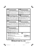 Предварительный просмотр 60 страницы Hitachi WH10DFL Handling Instructions Manual