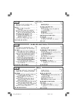 Preview for 2 page of Hitachi WH14DBL Instruction Manual