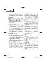 Предварительный просмотр 18 страницы Hitachi WH18DBDL2 Instruction Manual