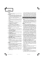 Предварительный просмотр 18 страницы Hitachi WH18DFL Handling Instructions Manual