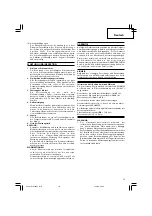 Предварительный просмотр 19 страницы Hitachi WH18DFL Handling Instructions Manual