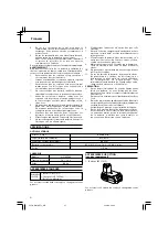 Предварительный просмотр 22 страницы Hitachi WH18DFL Handling Instructions Manual