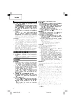 Предварительный просмотр 24 страницы Hitachi WH18DFL Handling Instructions Manual