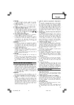 Предварительный просмотр 25 страницы Hitachi WH18DFL Handling Instructions Manual