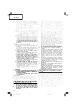 Предварительный просмотр 28 страницы Hitachi WH18DFL Handling Instructions Manual