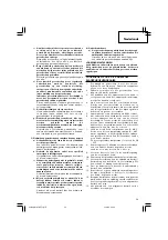 Предварительный просмотр 35 страницы Hitachi WH18DFL Handling Instructions Manual