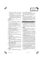 Предварительный просмотр 39 страницы Hitachi WH18DFL Handling Instructions Manual