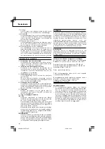 Предварительный просмотр 40 страницы Hitachi WH18DFL Handling Instructions Manual