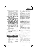 Предварительный просмотр 49 страницы Hitachi WH18DFL Handling Instructions Manual