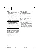 Preview for 106 page of Hitachi WM 10DBL Handling Instructions Manual