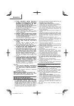 Preview for 108 page of Hitachi WM 10DBL Handling Instructions Manual