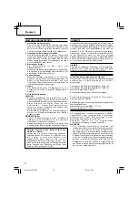 Предварительный просмотр 26 страницы Hitachi WM 14DBL Handling Instructions Manual