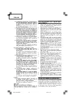 Предварительный просмотр 28 страницы Hitachi WM 14DBL Handling Instructions Manual