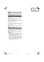 Предварительный просмотр 37 страницы Hitachi WM 14DBL Handling Instructions Manual