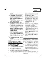 Предварительный просмотр 49 страницы Hitachi WM 14DBL Handling Instructions Manual