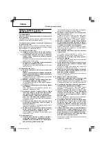 Предварительный просмотр 58 страницы Hitachi WM 14DBL Handling Instructions Manual