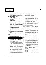 Предварительный просмотр 68 страницы Hitachi WM 14DBL Handling Instructions Manual