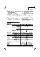 Предварительный просмотр 69 страницы Hitachi WM 14DBL Handling Instructions Manual