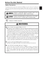 Preview for 2 page of Hitachi WNM80 User Manual