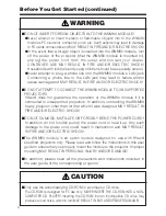 Предварительный просмотр 3 страницы Hitachi WNM80 User Manual