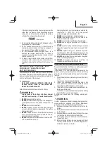 Предварительный просмотр 7 страницы Hitachi WR 18DBDL2 Instruction Manual