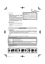 Предварительный просмотр 19 страницы Hitachi WR 18DBDL2 Instruction Manual