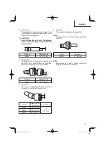 Preview for 21 page of Hitachi WR 18DBDL2 Instruction Manual
