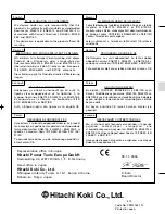 Предварительный просмотр 49 страницы Hitachi WR 22SA Handling Instructions Manual