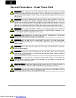 Preview for 3 page of Hitachi X200-002SFE/NFU Instruction Manuals