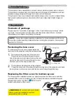 Preview for 3 page of Hitachi X253 - CP XGA LCD Projector User'S Manual And Operating Manual