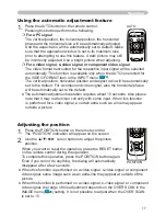 Preview for 17 page of Hitachi X253 - CP XGA LCD Projector User'S Manual And Operating Manual