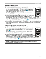 Preview for 19 page of Hitachi X253 - CP XGA LCD Projector User'S Manual And Operating Manual