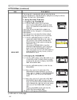 Preview for 42 page of Hitachi X253 - CP XGA LCD Projector User'S Manual And Operating Manual