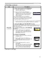 Preview for 43 page of Hitachi X253 - CP XGA LCD Projector User'S Manual And Operating Manual