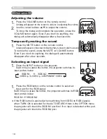 Preview for 18 page of Hitachi X260 - CP XGA LCD Projector User'S Manual And Operating Manual