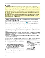 Preview for 52 page of Hitachi X260 - CP XGA LCD Projector User'S Manual And Operating Manual