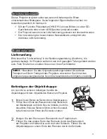 Preview for 12 page of Hitachi X308 - CP XGA LCD Projector (German) Bedienungsanleitung