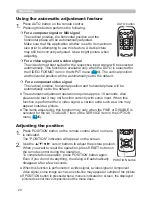 Preview for 29 page of Hitachi X308 - CP XGA LCD Projector User'S Manual And Operating Manual