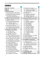 Preview for 2 page of Hitachi X807 - CP XGA LCD Projector Network Manual