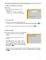 Preview for 47 page of Hitachi X807 - CP XGA LCD Projector Network Manual