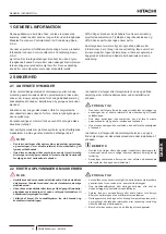 Preview for 79 page of Hitachi YUTAKI ATW-YMM-01 Installation And Operation Manual