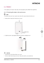 Preview for 112 page of Hitachi YUTAKI H Combi HWD-WE-220S Installation & Operation Manual