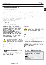 Preview for 63 page of Hitachi YUTAKI RAS-2.5WHVRP1 Instruction Manual