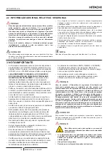 Preview for 92 page of Hitachi YUTAKI RAS-2.5WHVRP1 Instruction Manual