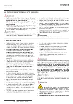 Preview for 204 page of Hitachi YUTAKI RAS-2.5WHVRP1 Instruction Manual