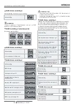 Preview for 234 page of Hitachi YUTAKI S COMBI RWD-2.0NWE-200S Instruction Manual